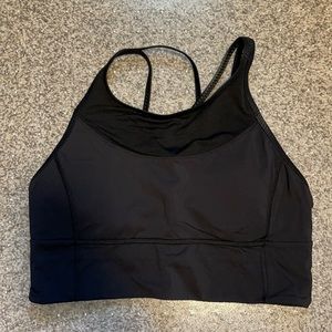 Lululemon high neck long line sports bra size 10